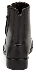 Daisy Clipper Children's Side Zipper Premium Leather Paddock Boots Horse Riding Boots, Black - Huntley Equestrian