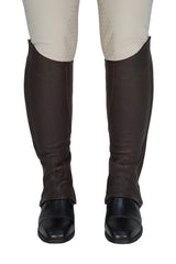 Grand Prix Elite Leather Half Chaps Huntley Equestrian