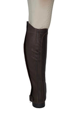 Grand Prix Full Italian Leather Half Chaps, Brown Grand Prix