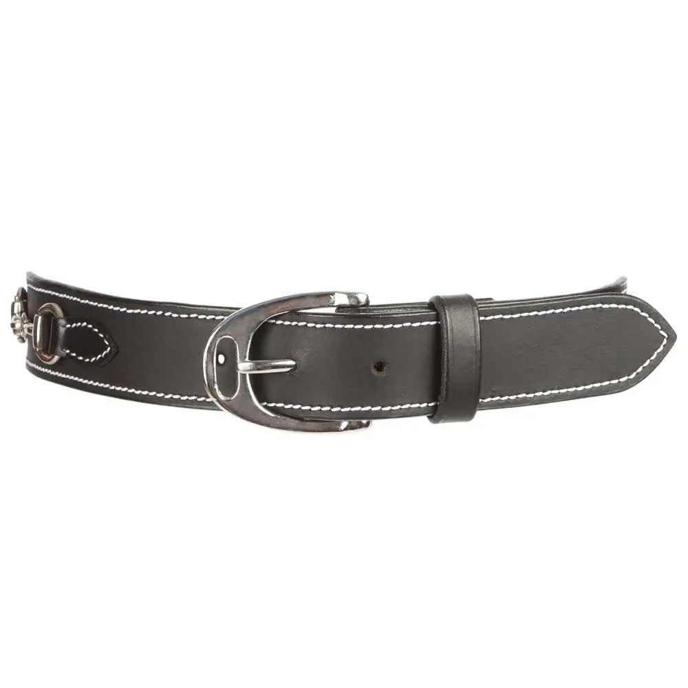 Huntley Equestrian Children's Snaffle Bit Black Leather Belt - Huntley Equestrian