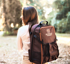 Huntley Equestrian Deluxe Equestrian Backpack, Brown - Huntley Equestrian