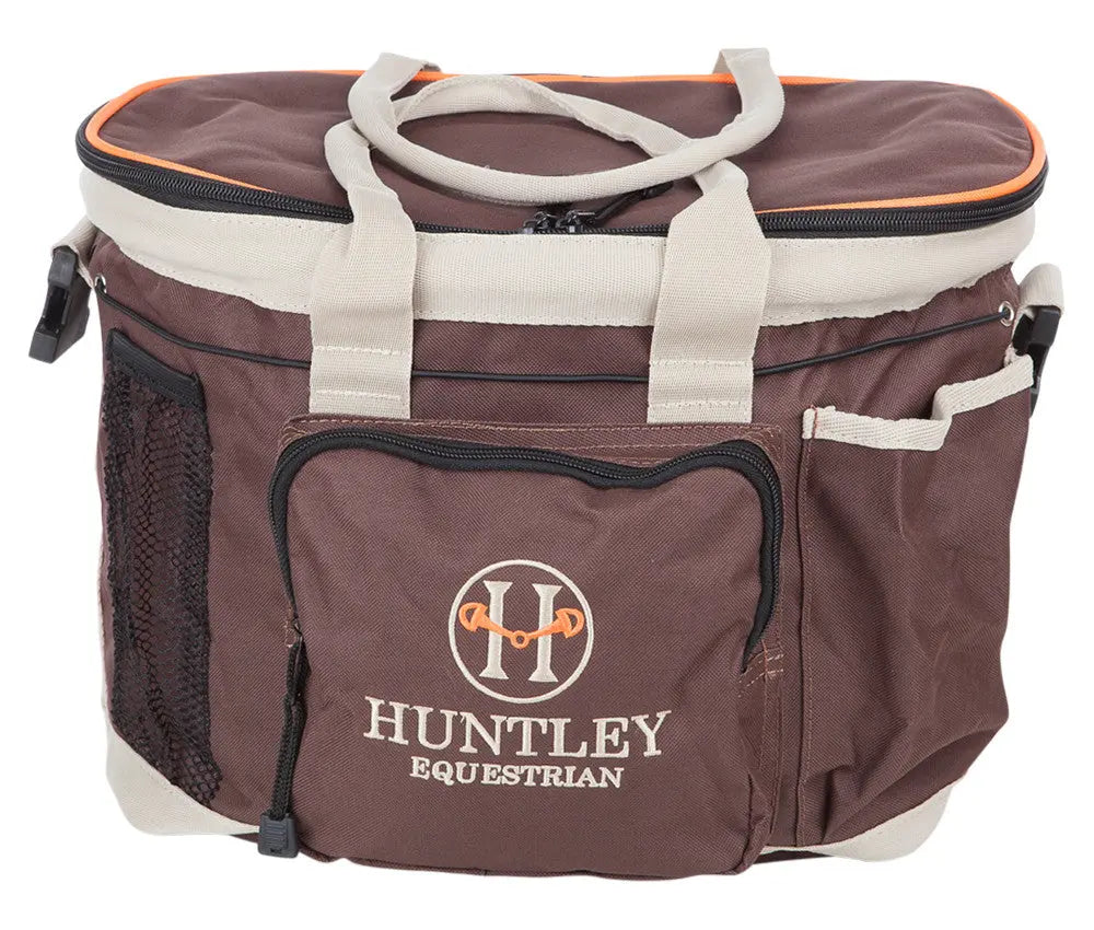 Huntley Equestrian Deluxe Grooming Bag, Brown - Huntley Equestrian