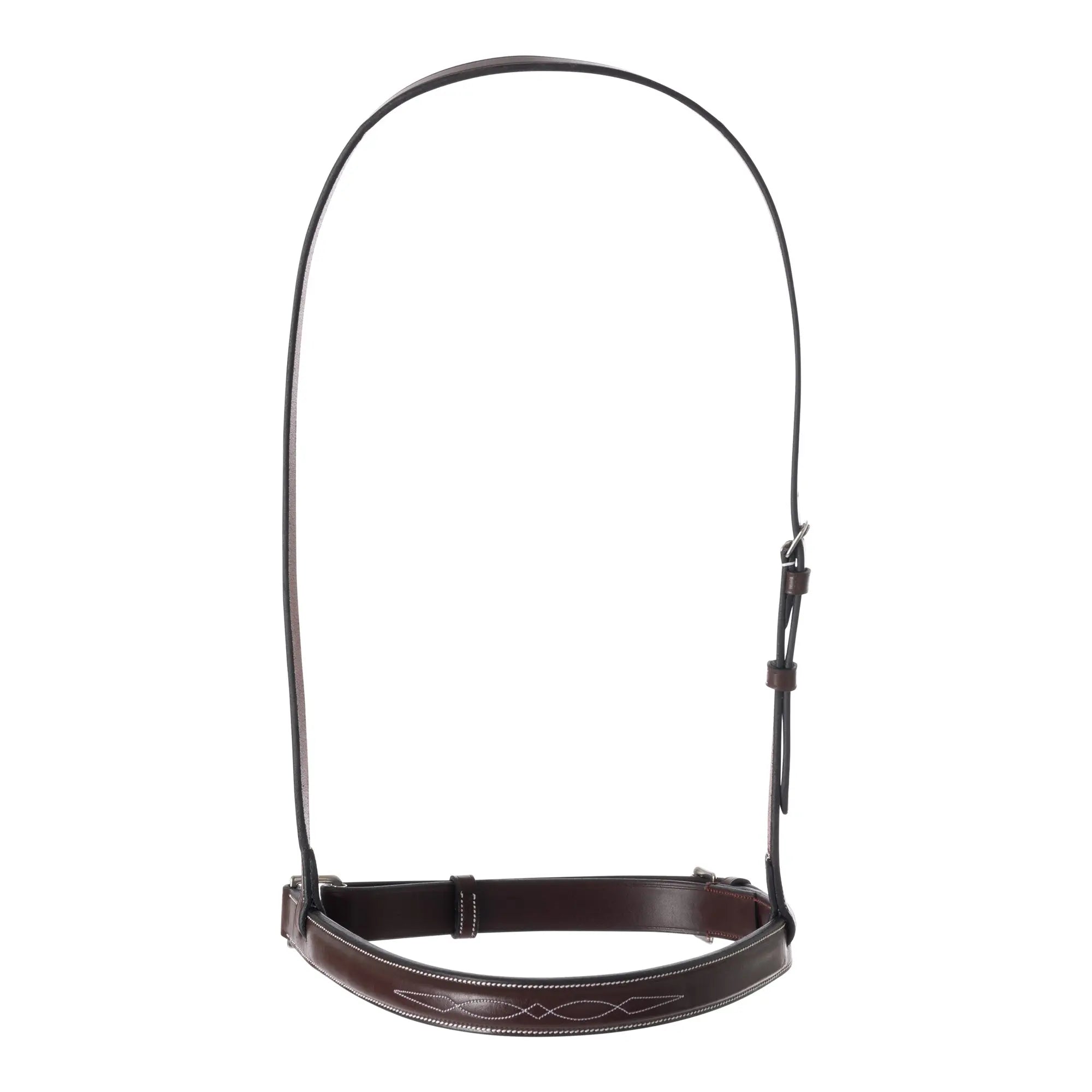 Huntley Equestrian Fancy Stitched Raised Crank Noseband - Huntley Equestrian