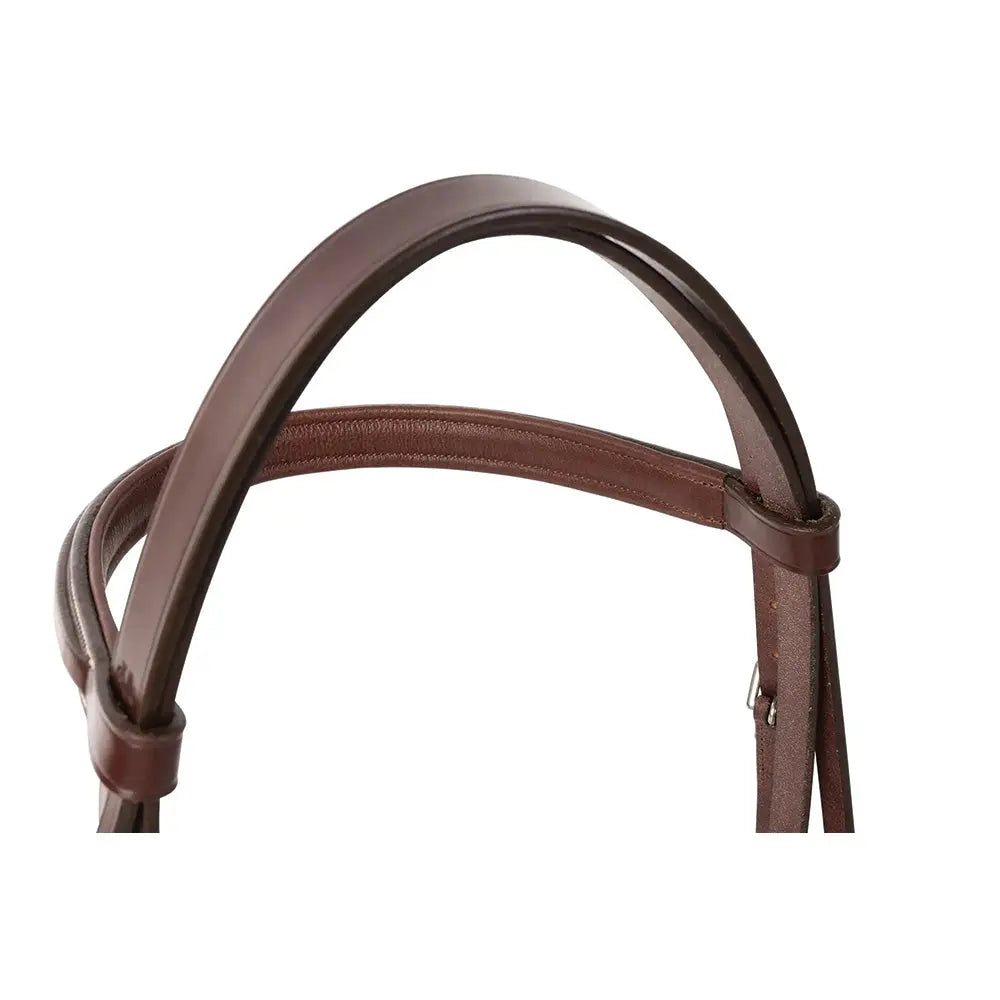 Huntley Equestrian Fancy Stitched Sedgwick Leather Padded Bridle with Reins Huntley Equestrian