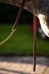 Huntley Equestrian Leather Lead with Chain - Huntley Equestrian