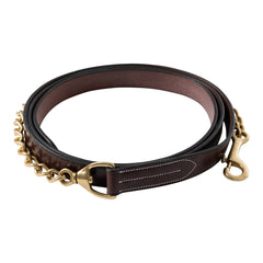 Huntley Equestrian Leather Lead with Chain - Huntley Equestrian