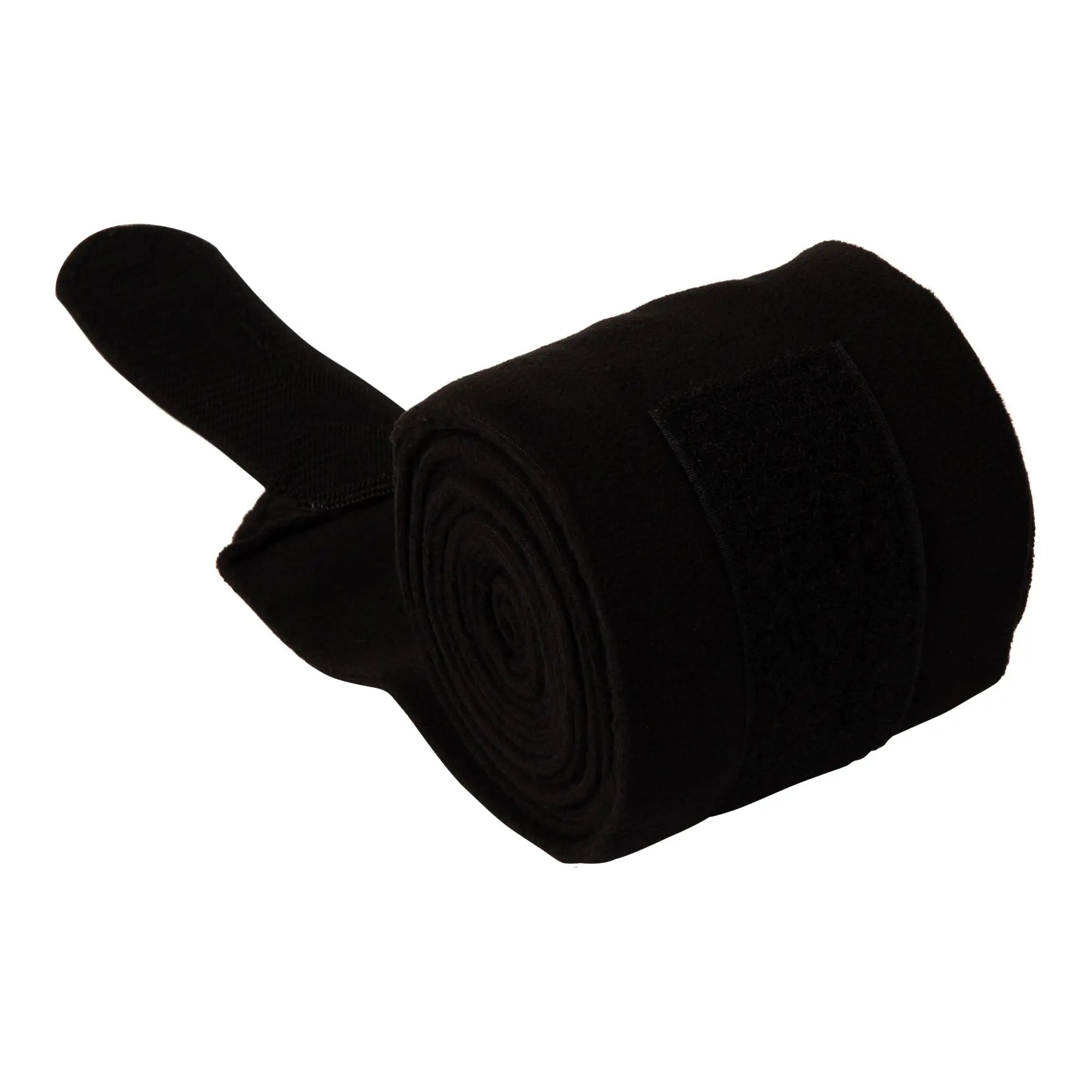 Huntley Equestrian Polo Fleece Wraps, Set of 4, Black - Huntley Equestrian