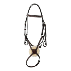 Huntley Equestrian Sedgwick Fancy Stitched Square Raised Figure 8 Bridle Huntley Equestrian