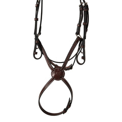 Huntley Equestrian Sedgwick Fancy Stitched Square Raised Figure 8 Bridle - Huntley Equestrian