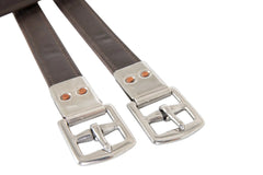 Huntley Equestrian Sedgwick Leather Flat Buckle Stirrup Leathers - Huntley Equestrian