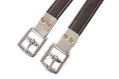 Huntley Equestrian Sedgwick Leather Flat Buckle Stirrup Leathers - Huntley Equestrian