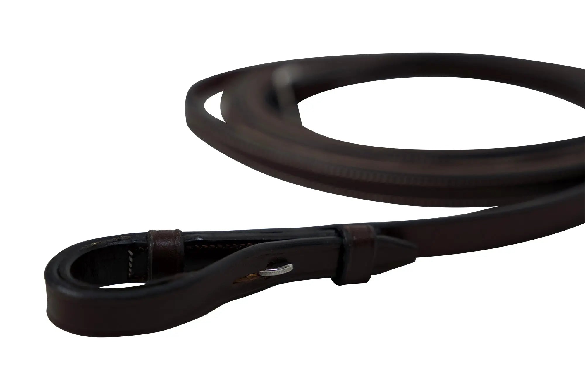 Huntley Equestrian Sedgwick Pelham Flat Curb Reins, Rubber Lined Huntley Equestrian