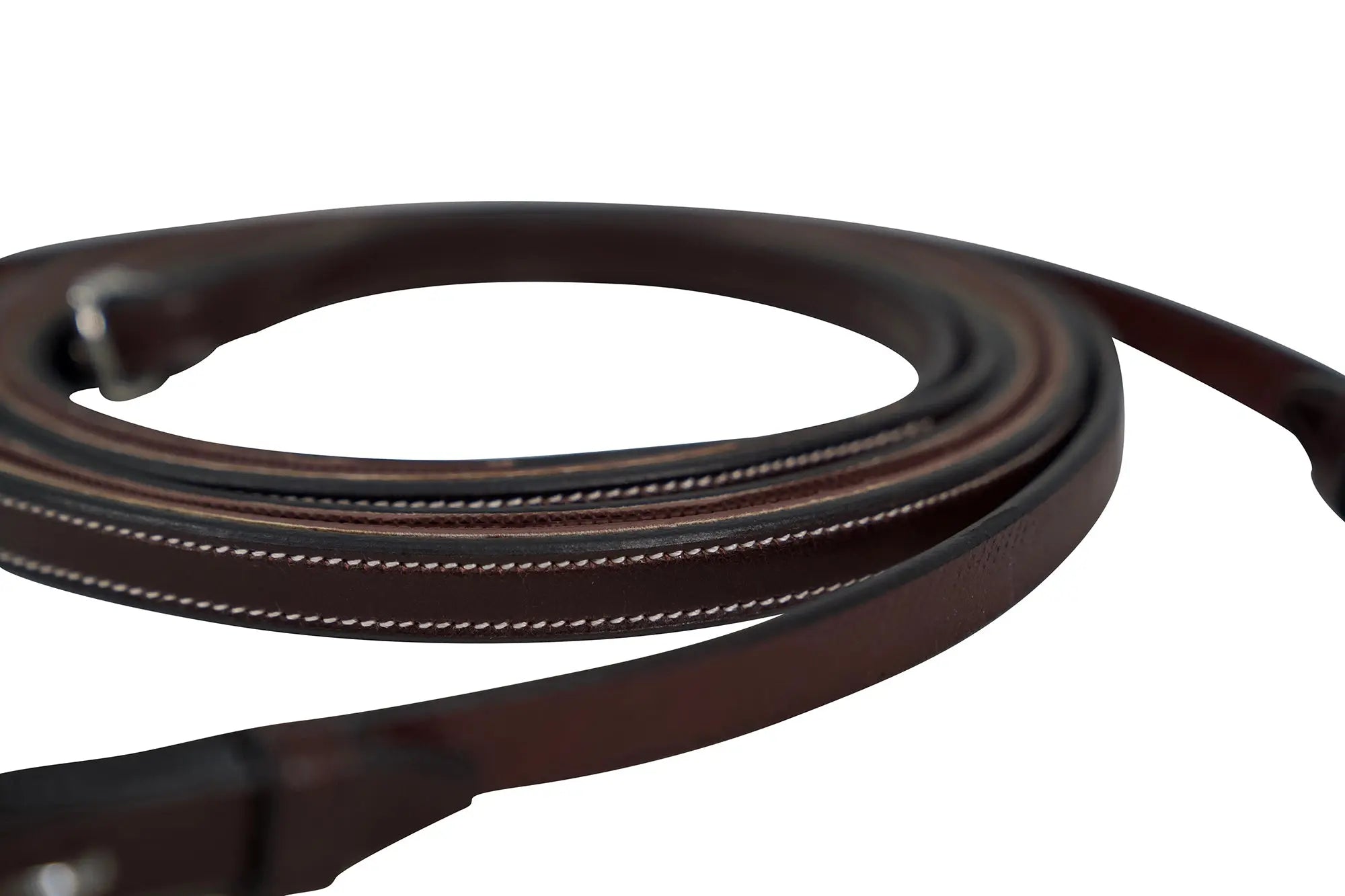 Huntley Equestrian Sedgwick Pelham Flat Curb Reins, Rubber Lined Huntley Equestrian