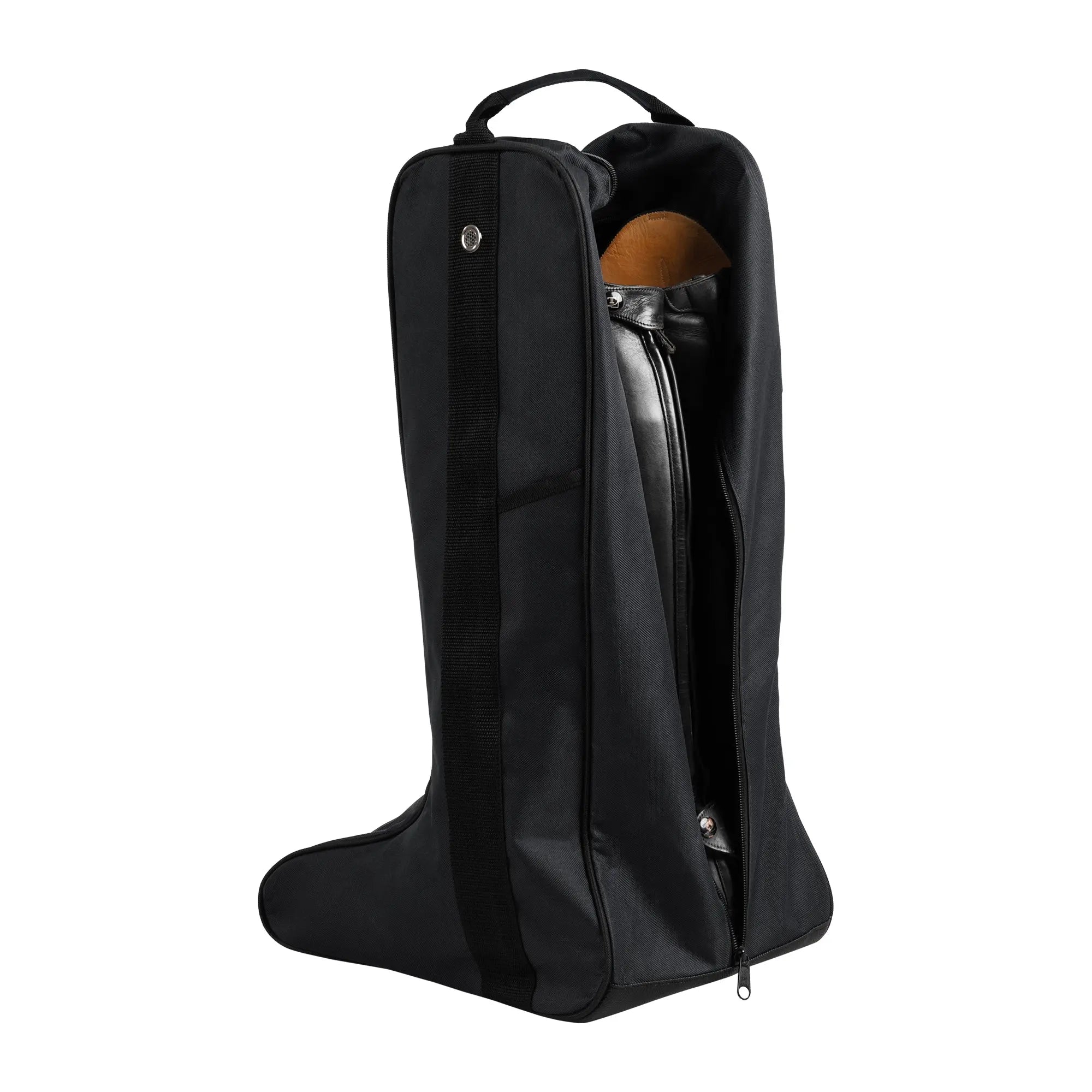 Huntley Equestrian Tall Riding Boot Bag Black