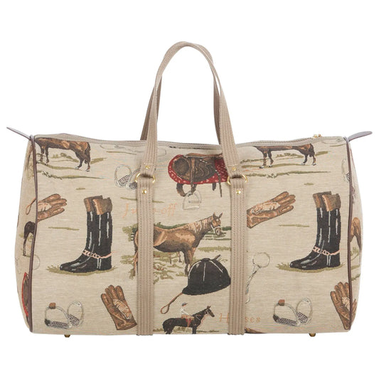 Huntley Equestrian Tapestry Duffle Bag-English Design - Huntley Equestrian