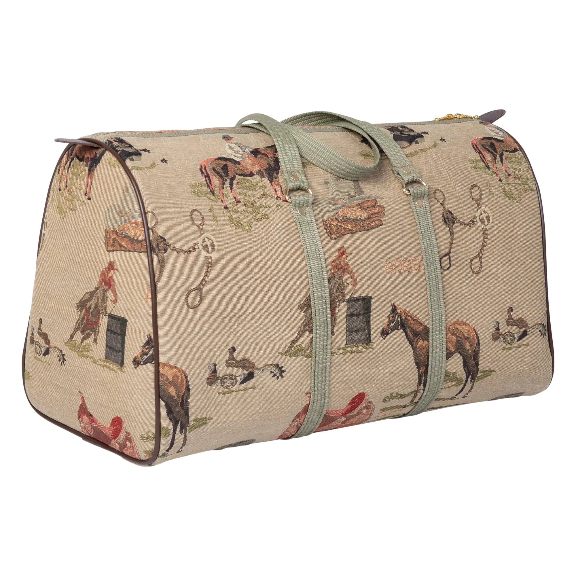 Equestrian duffle bag sale