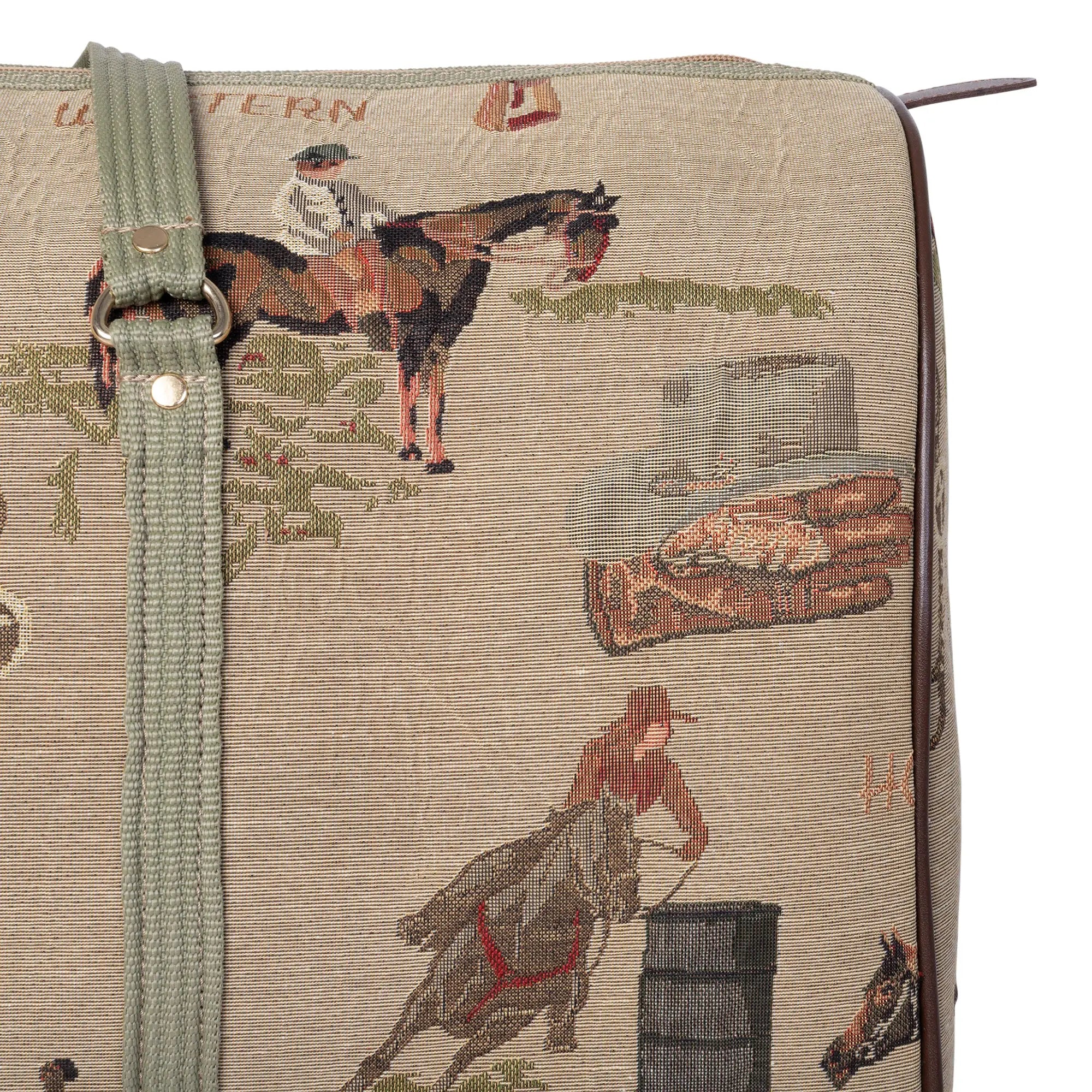 Huntley Equestrian Tapestry Duffle Bag-Western Design - Huntley Equestrian