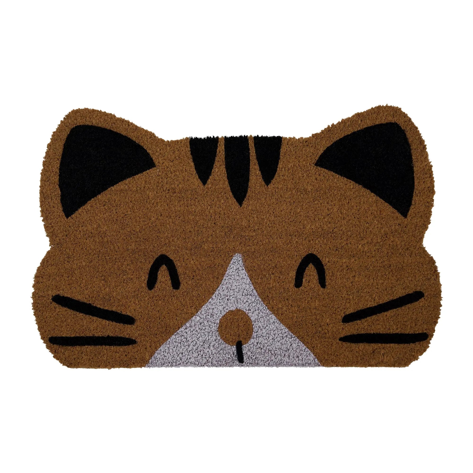 Huntley Pet Cat Print Natural Coir Door Mat with Anti Slipping Huntley Equestrian