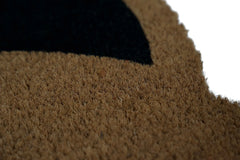 Huntley Pet Cat Print Natural Coir Door Mat with Anti Slipping Huntley Equestrian