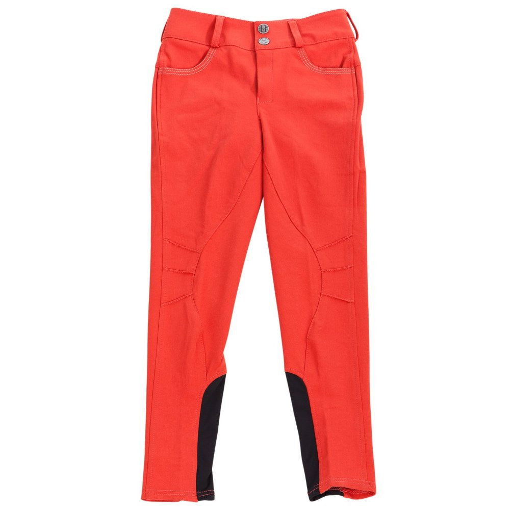 Daisy Clipper Children&#39;s Red Riding Pant with Butterfly Pockets - Huntley Equestrian 